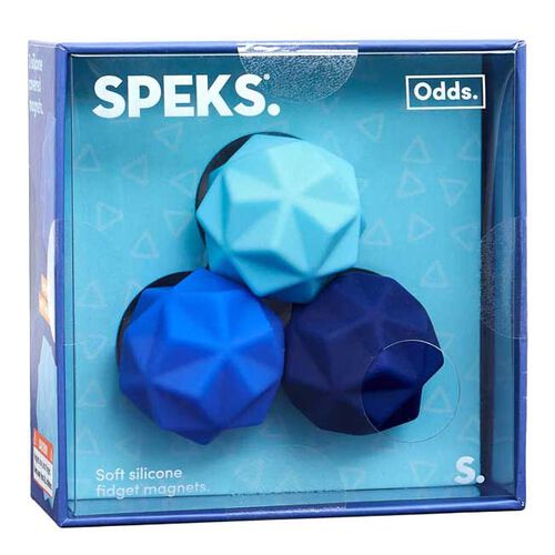 Speks Odds Silicone Magnet Fidget Set - Blue Peaks